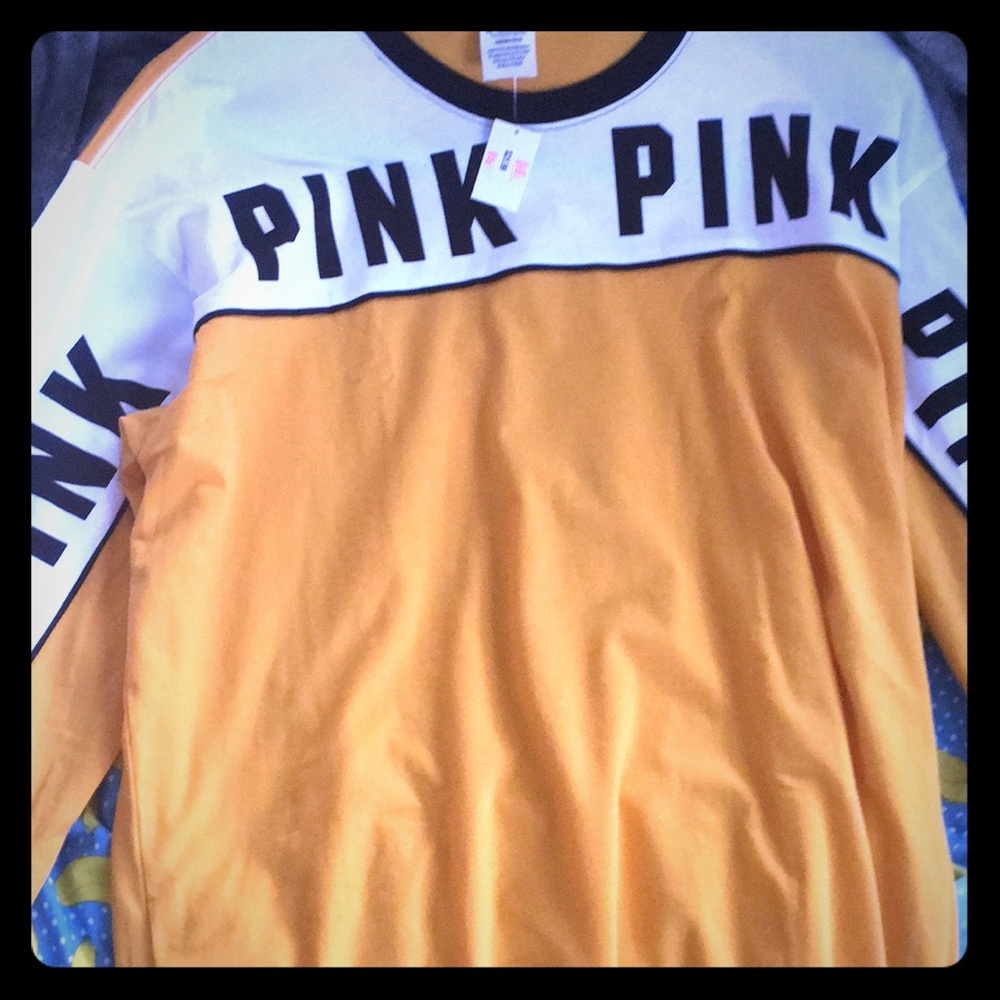 Yellow Victoria Secret PINK Shirt